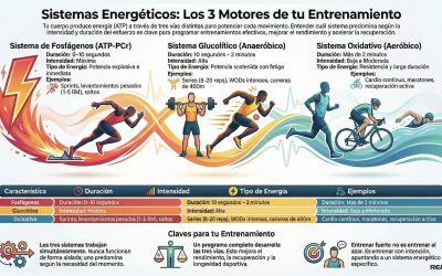 Los 3 sistemas energéticos del cuerpo: cómo producimos energía para entrenar